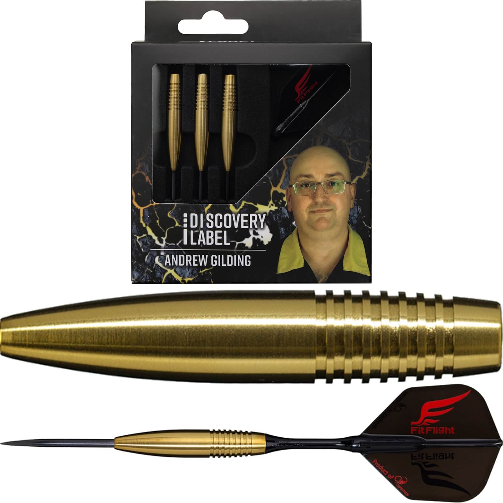 Cosmo - Discovery Label - Andrew Gilding Darts - Steel Tip - 90% Tungsten - 24g