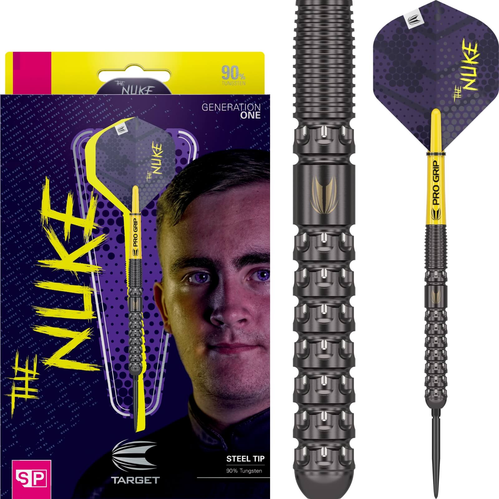 Target - Luke Littler Darts - Swiss Point - Steel Tip - 90% Tungsten - 22g 23g 24g