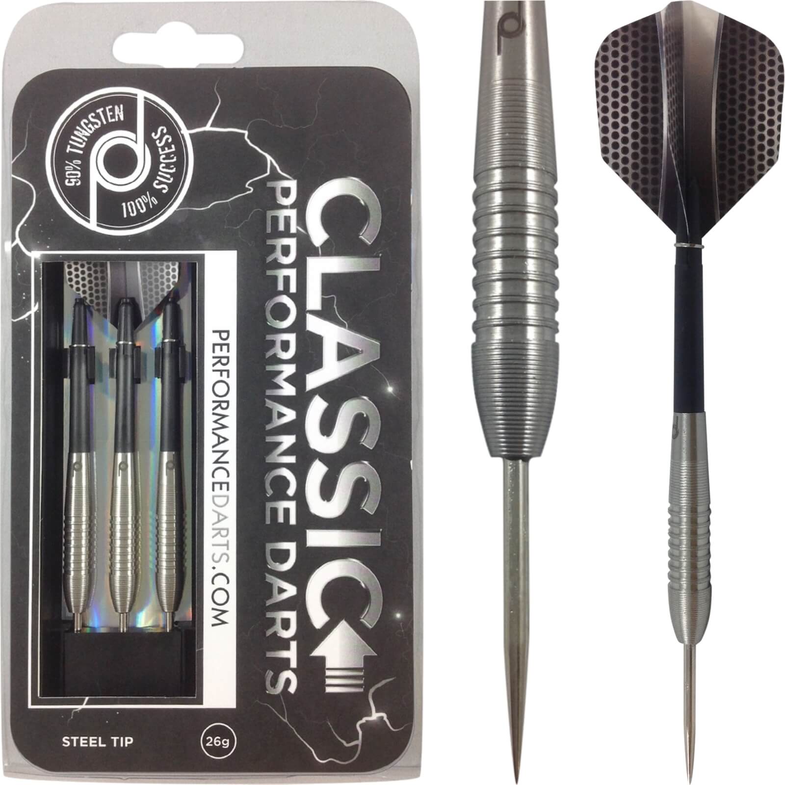 Performance Darts - Classic - Steel Tip - 90% Tungsten - 22g 24g 26g