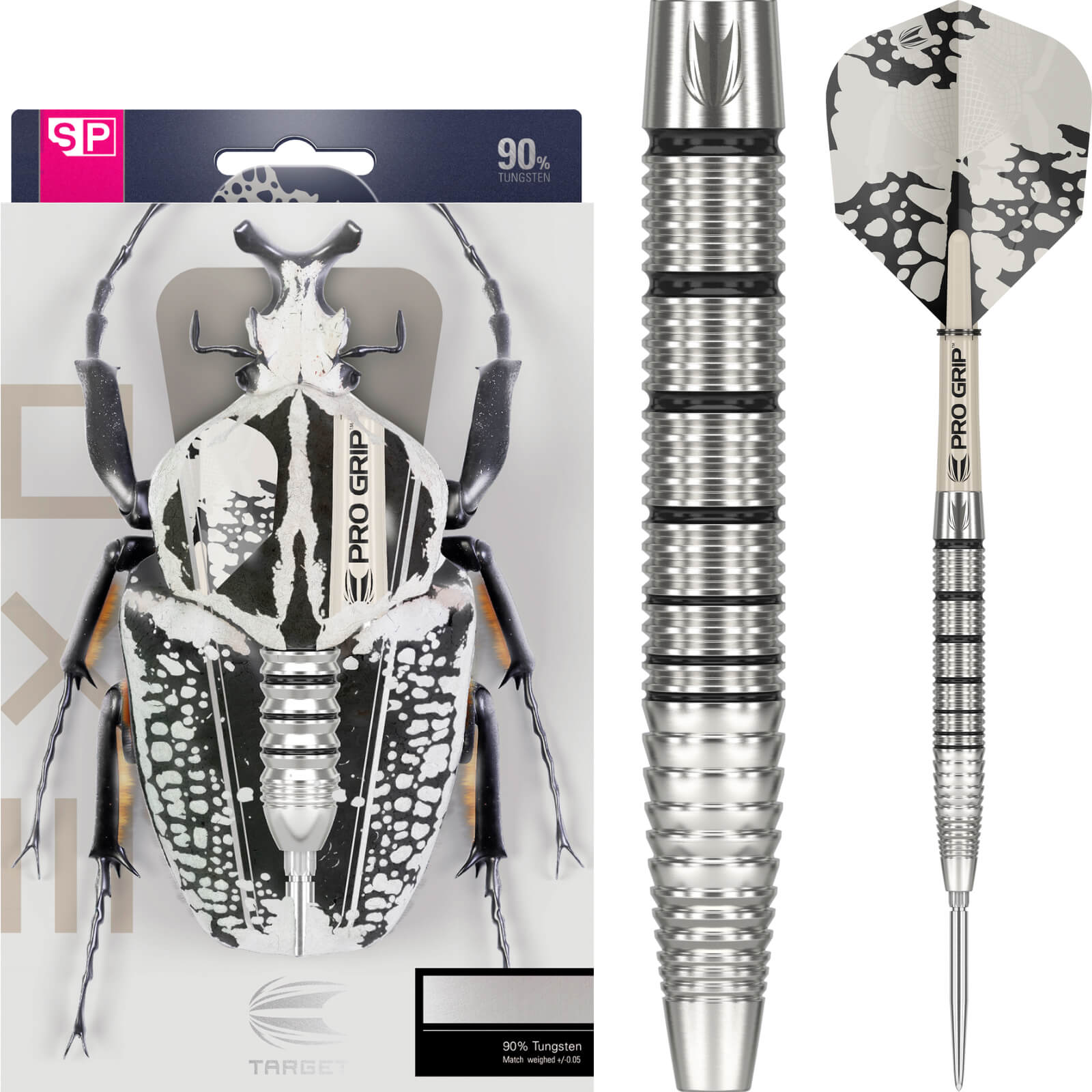 Target - EXO 02 Darts - Swiss Point - Steel Tip - 90% Tungsten - 22g 24g