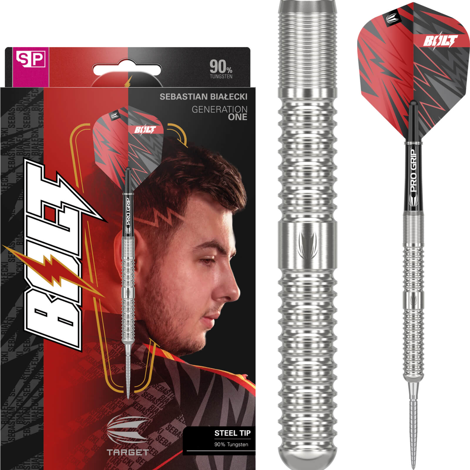 Target - Sebastian Bialecki Darts - Swiss Point - Steel Tip - 90% Tungsten - 22g