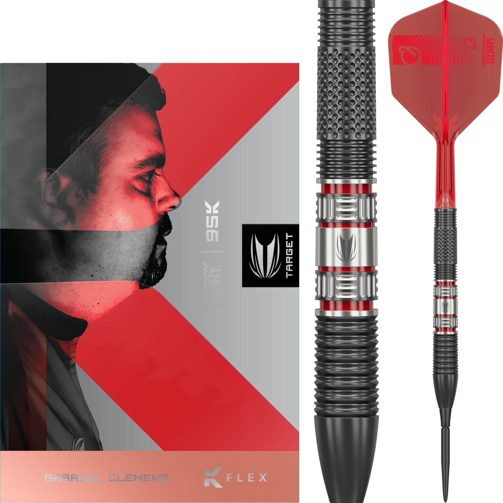 Target - Gabriel Clemens 95K Darts - Swiss Point - Steel Tip - 95% Tungsten - 21g 22g 23g