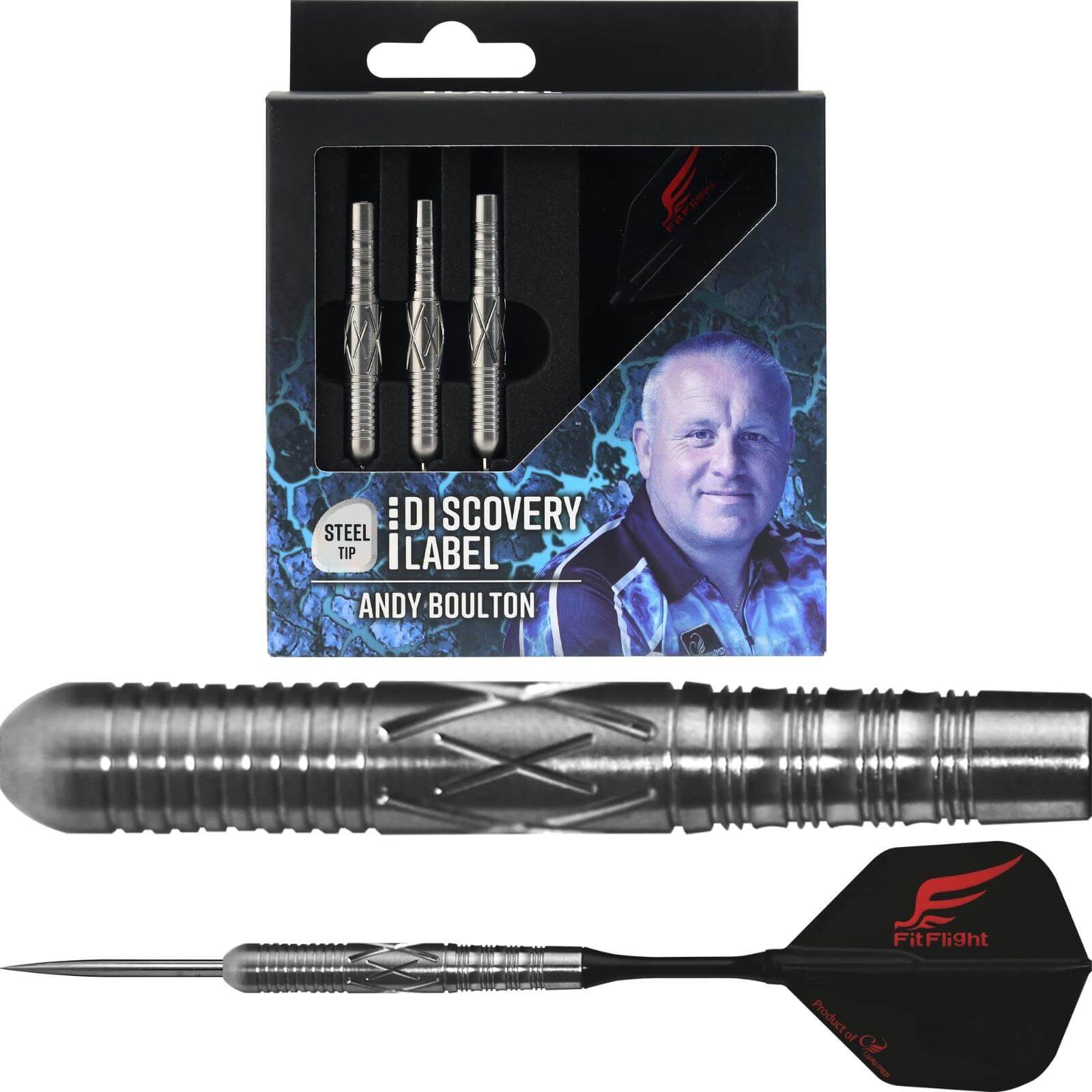 Cosmo - Discovery Label - Andy Boulton Darts - Steel Tip - 90% Tungsten - 21g 23g