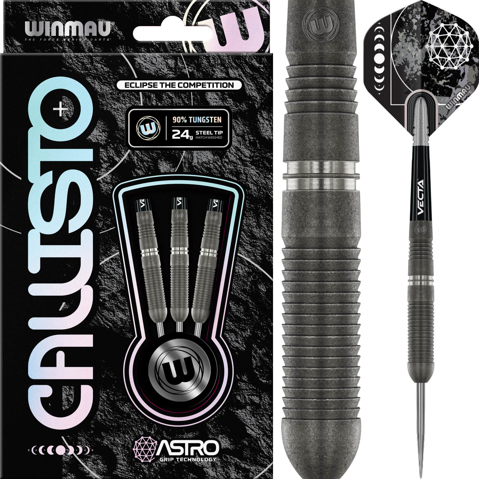 Winmau - Callisto 3 Darts - Steel Tip - 90% Tungsten - 24g 26g