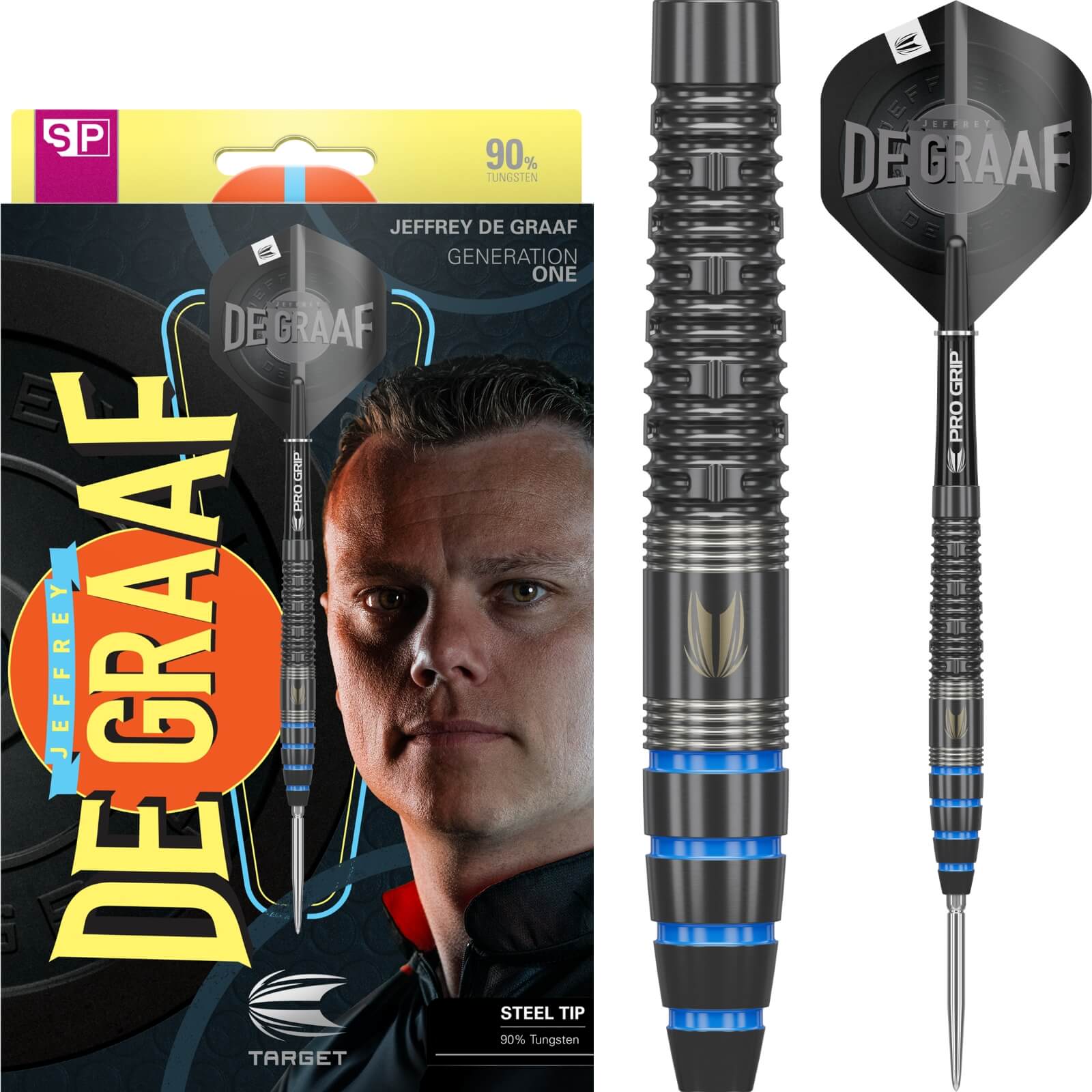 Target - Jeffrey De Graaf Darts - Swiss Point - Steel Tip - 90% Tungsten