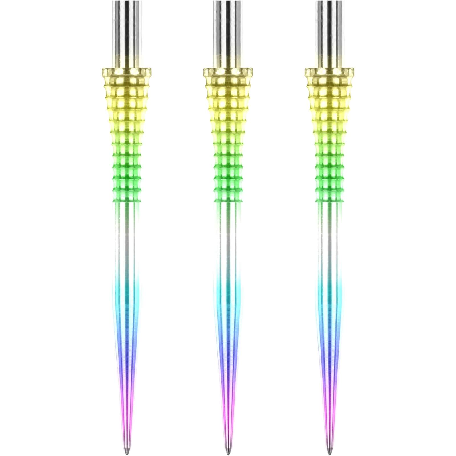 Red Dragon - Raptor Grooved Rainbow Dart Points - 35mm