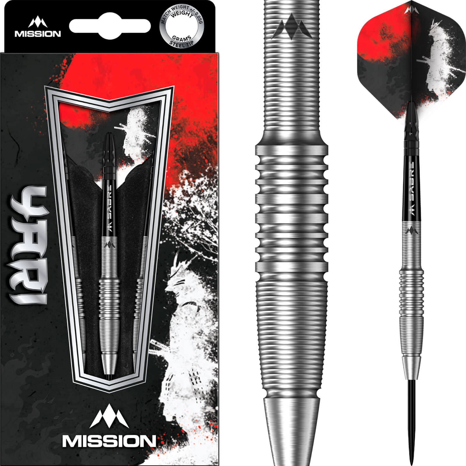 Mission - Yari Darts - Steel Tip - 90% Tungsten - 22g 24g