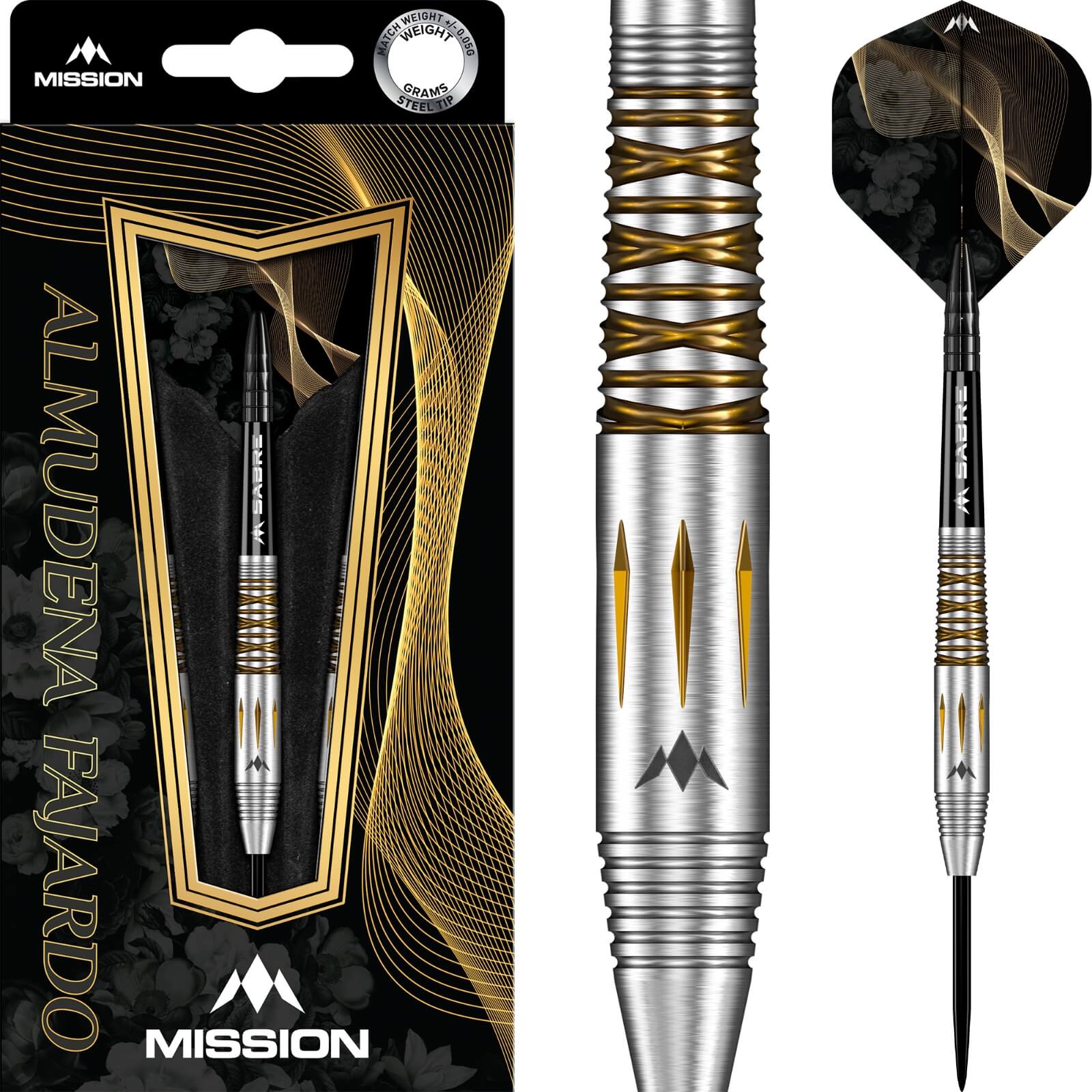 Mission - Almudena Fajardo Darts - Steel Tip - 95% Tungsten - 21g 23g